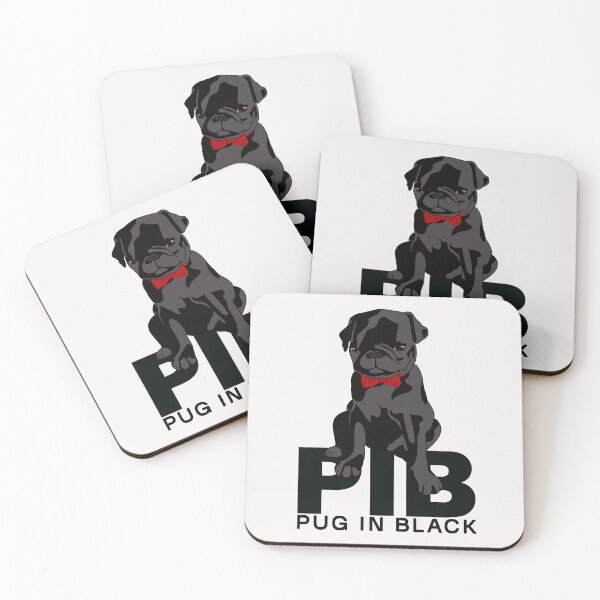 Item preview, Pug in Black: Agent PIB Parody designed and sold by Fun Funky Designs.