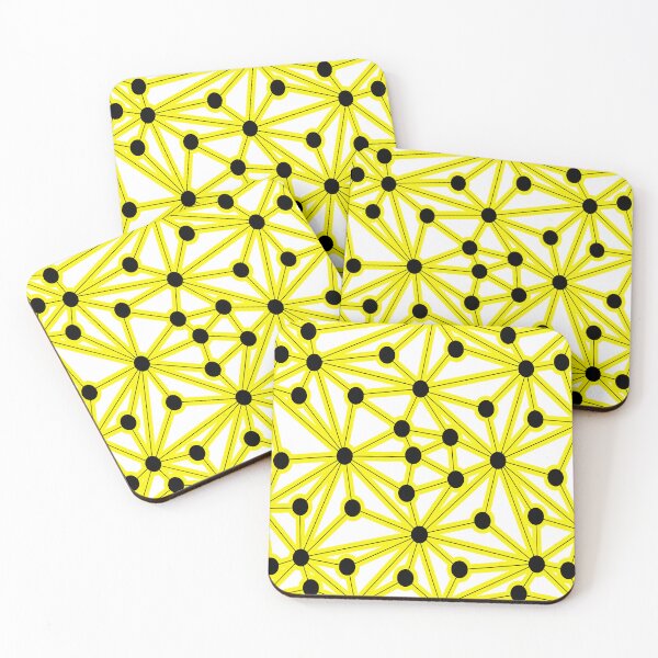 Item preview, Abstract geometric pattern - yellow. designed and sold by K.S ART.