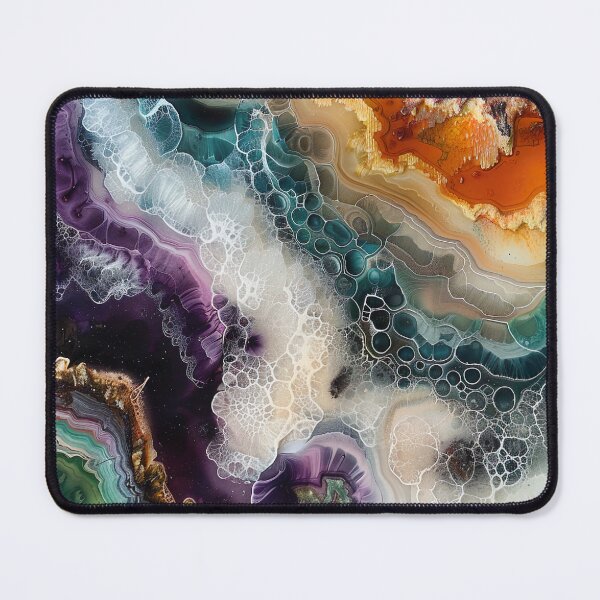 Item preview, Abstract Art Stone Slab Aesthetic Waves designed and sold by fluffstuffgifts.