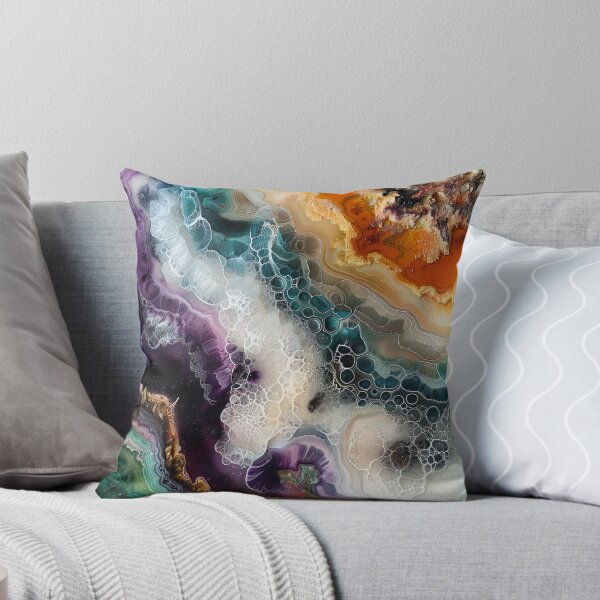 Item preview, Abstract Art Stone Slab Aesthetic Waves designed and sold by fluffstuffgifts.
