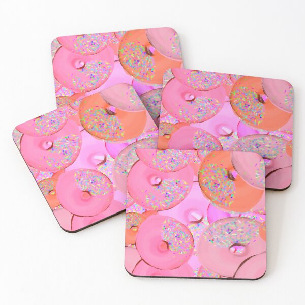 Item preview, Donuts - Colorful Hand-drawn Donuts in a Repeating Pattern designed and sold by Victoria Rose.