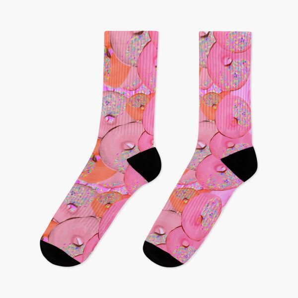 Item preview, Donuts - Colorful Hand-drawn Donuts in a Repeating Pattern designed and sold by Victoria Rose.