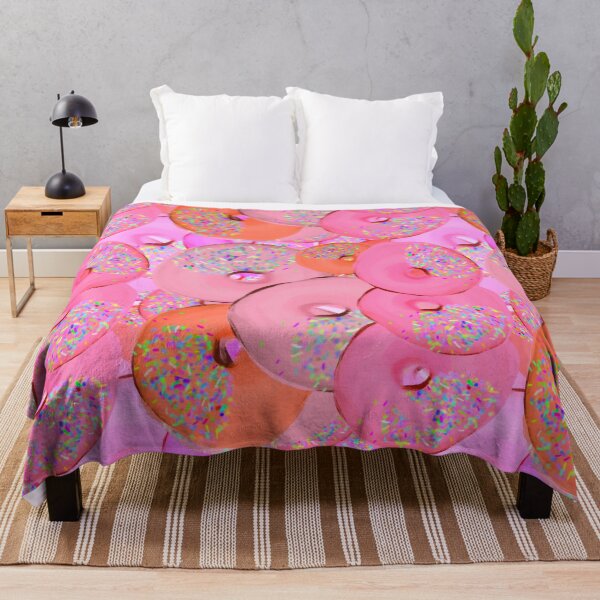 Item preview, Donuts - Colorful Hand-drawn Donuts in a Repeating Pattern designed and sold by Victoria Rose.