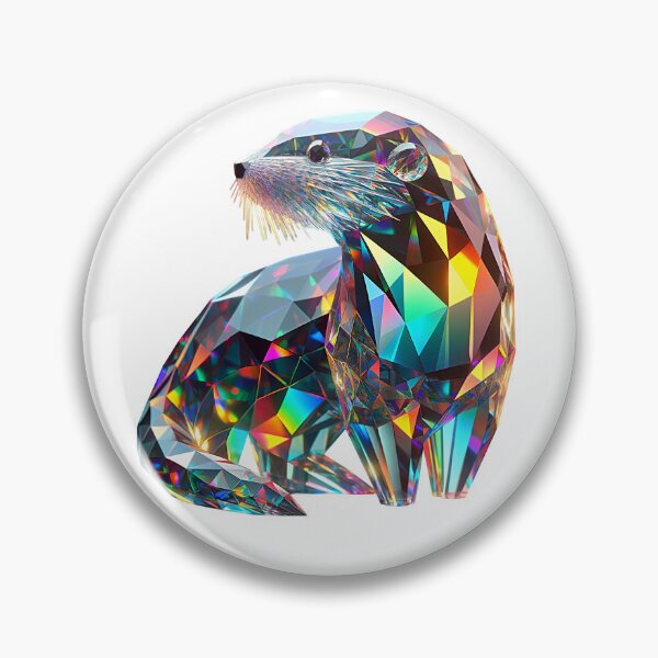 Item preview, Kaleidoscope Sentinel: The Crystal Otter designed and sold by mahajone.