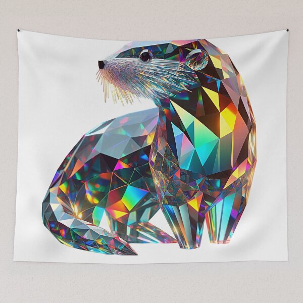 Item preview, Kaleidoscope Sentinel: The Crystal Otter designed and sold by mahajone.
