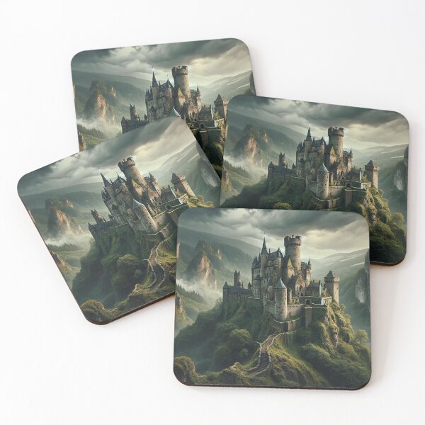 Item preview, Enchanted mountain peaks designed and sold by Cerberus-Art.