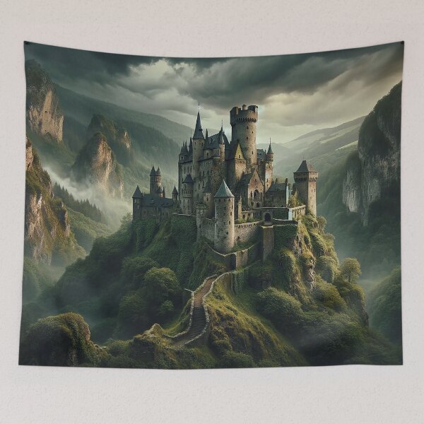 Item preview, Enchanted mountain peaks designed and sold by Cerberus-Art.