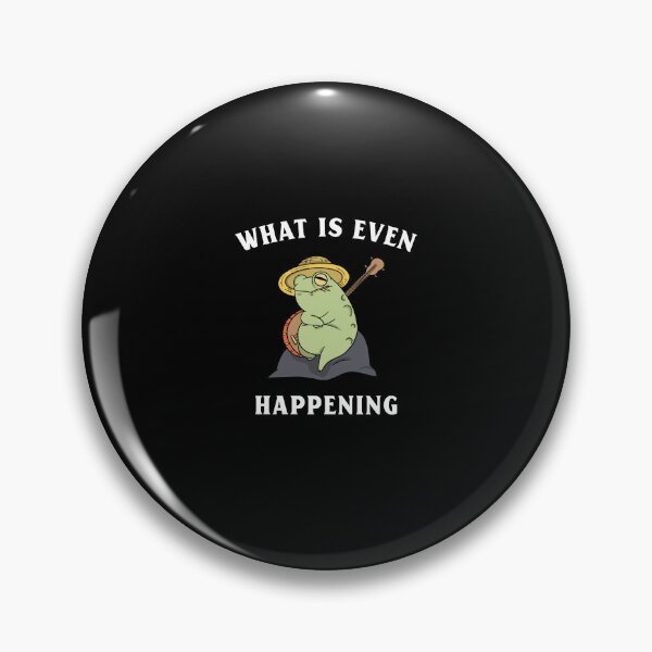 Item preview, What is even happening frog funny  designed and sold by wittyprinttop.