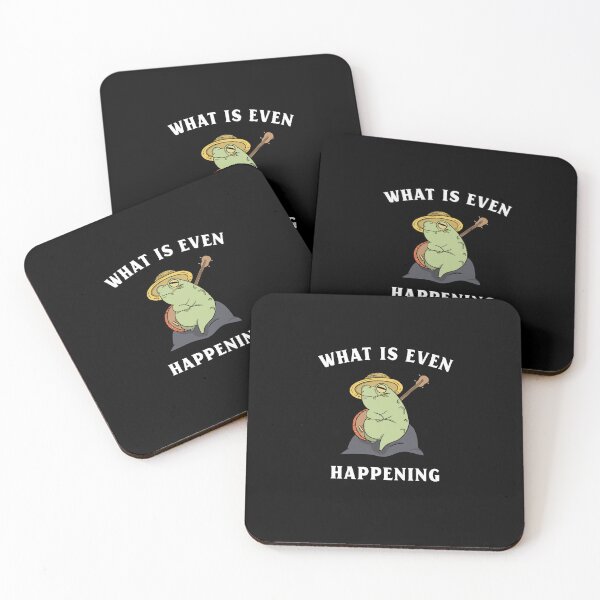 Item preview, What is even happening frog funny  designed and sold by wittyprinttop.