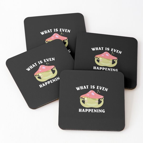 Item preview, What is even happening frog funny  designed and sold by wittyprinttop.