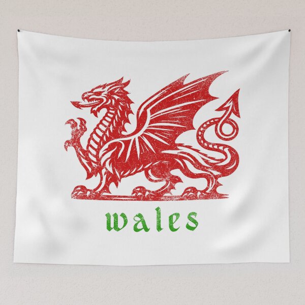 Item preview, Wales designed and sold by Angry Swan Designs.