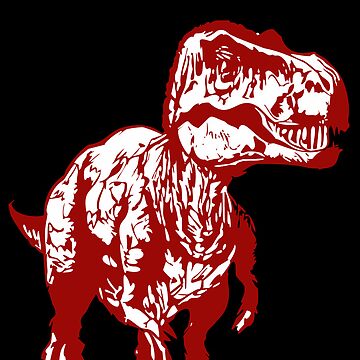 Vorschaubild zum Design Tyrannosaurus Rex - Black-Red Edition von chillyoo-shop