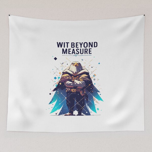 Item preview, Wit Beyond Measure - Wizard Eagle - Fantasy designed and sold by Fenay Designs.