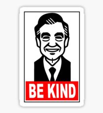 Sei freundlich Sticker