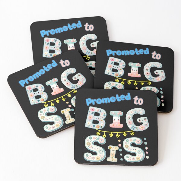 Item preview, New Big Sister Announcement - Cute Family Celebration. designed and sold by Just You Tee | Say It Loud, Wear It Proud.