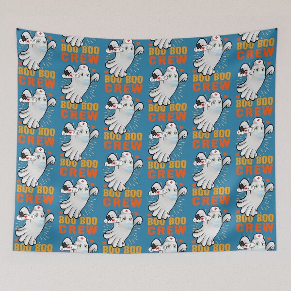 Item preview, Boo Boo Crew Funny Halloween Nurse Ghost Wear a Mask (1) designed and sold by Brynliecushing.