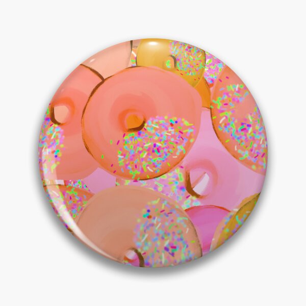 Item preview, Donuts - Colorful Hand-drawn Donuts in a Repeating Pattern designed and sold by Victoria Rose.