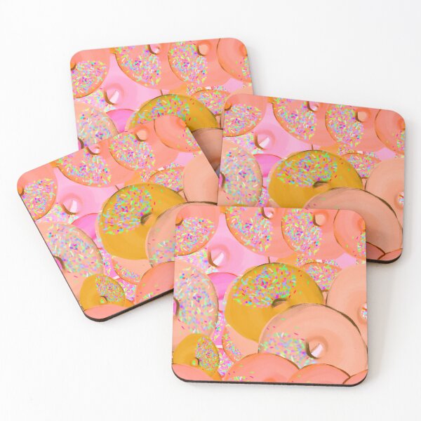 Item preview, Donuts - Colorful Hand-drawn Donuts in a Repeating Pattern designed and sold by Victoria Rose.