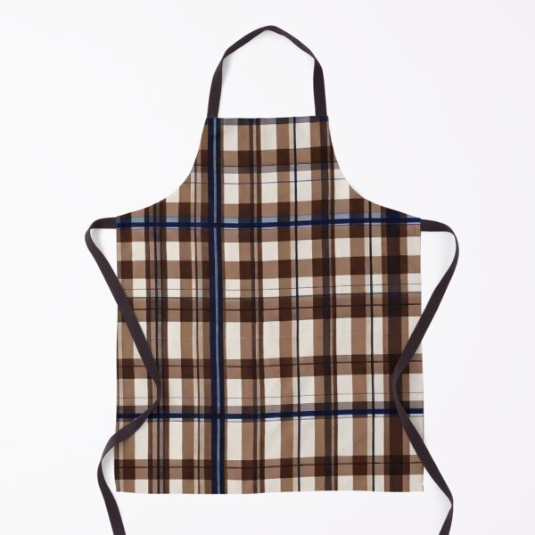 Item preview, brown plaid pattern print designed and sold by HancockArtisans.