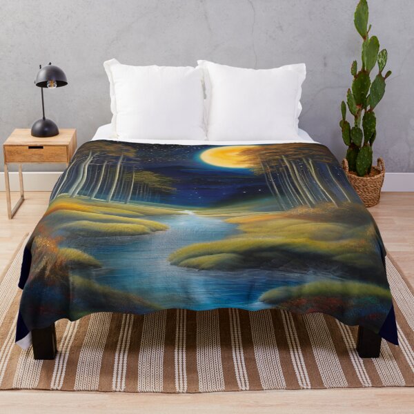 Item preview, Tranquil Moonlit Forest designed and sold by Aaron Ran.