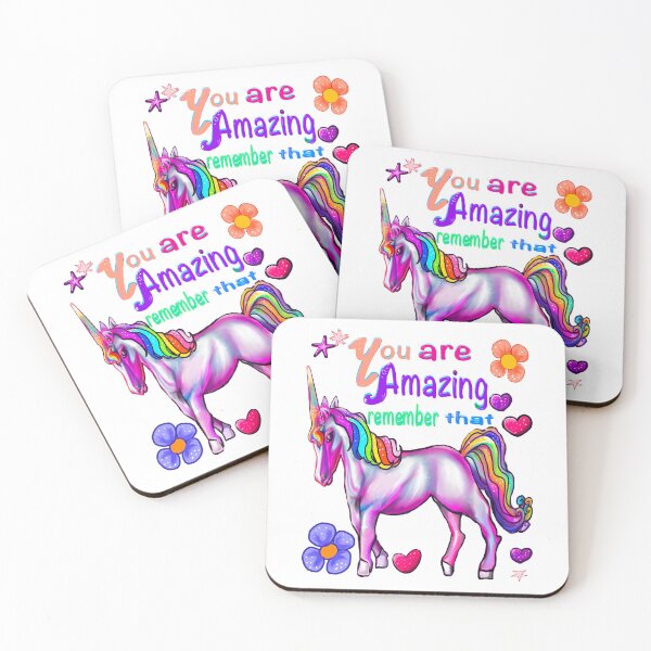 Item preview, Inspirational motivational affirmation,unicorn inspirational gifts for women designed and sold by Artonmytee.