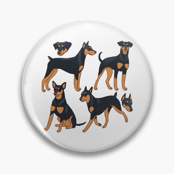 Item preview, German pinscher dog pattern  designed and sold by Yaragold.