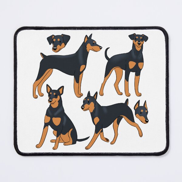 Item preview, German pinscher dog pattern  designed and sold by Yaragold.