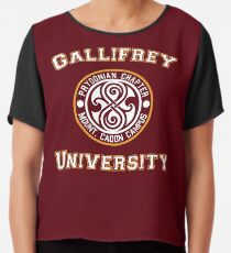 Gallifrey University Chiffon Top