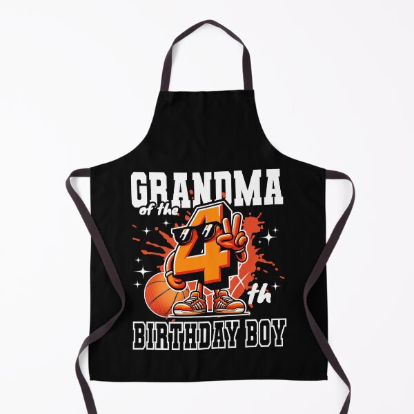 Item preview, Grandma Of Birthday Boy 4th Basketball Family B-day Party designed and sold by Jungle Hub.