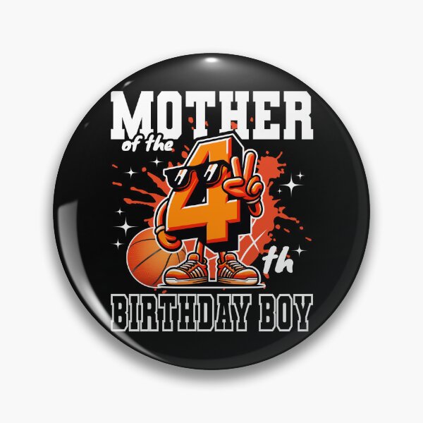 Item preview, Mother Of The Birthday Boy 4th Basketball Family B-day Party designed and sold by Jungle Hub.