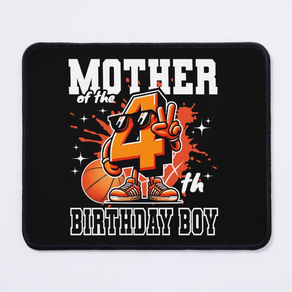 Item preview, Mother Of The Birthday Boy 4th Basketball Family B-day Party designed and sold by Jungle Hub.
