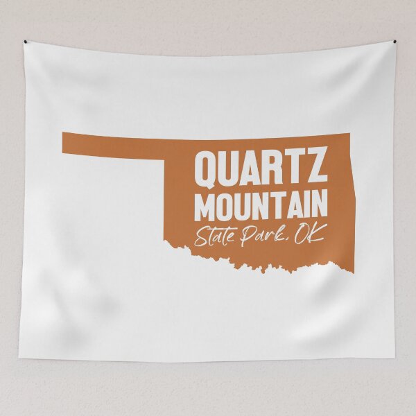 Item preview, Quartz Mountain State Park Oklahoma Map designed and sold by bivenart.