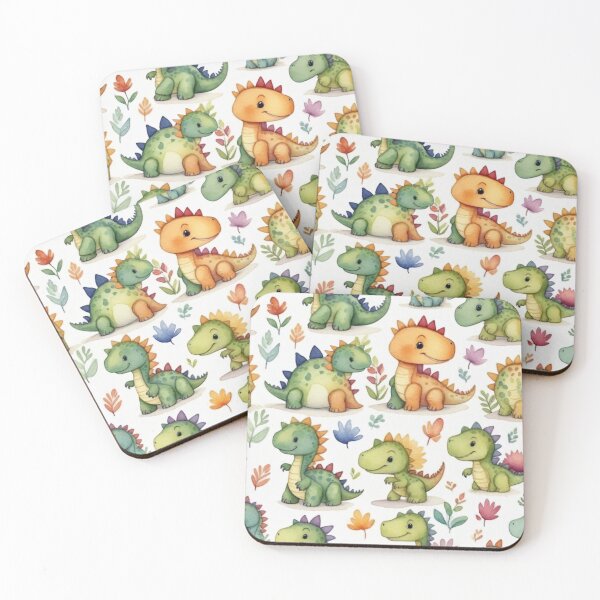 Item preview, Nice little dinosaurs for kids- watercolor clipart designed and sold by AleksKos.