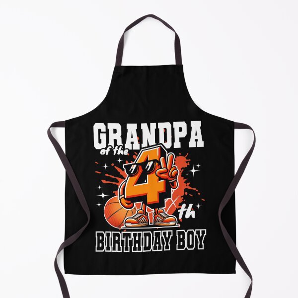 Item preview, Grandpa Of Birthday Boy 4th Basketball Family B-day Party designed and sold by Jungle Hub.