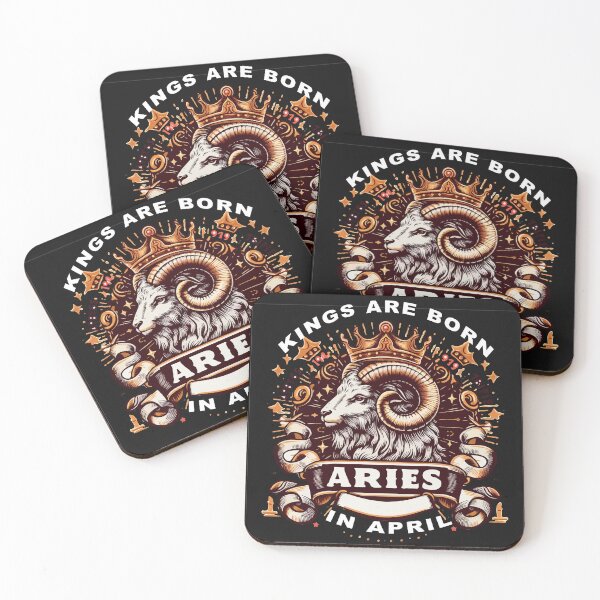 Item preview, Kings are born in April white design designed and sold by TshirtTalkYou.