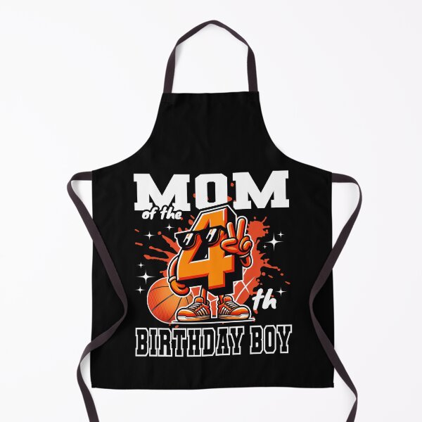 Item preview, Mom Of The Birthday Boy 4th Basketball Family B-day Party designed and sold by Jungle Hub.
