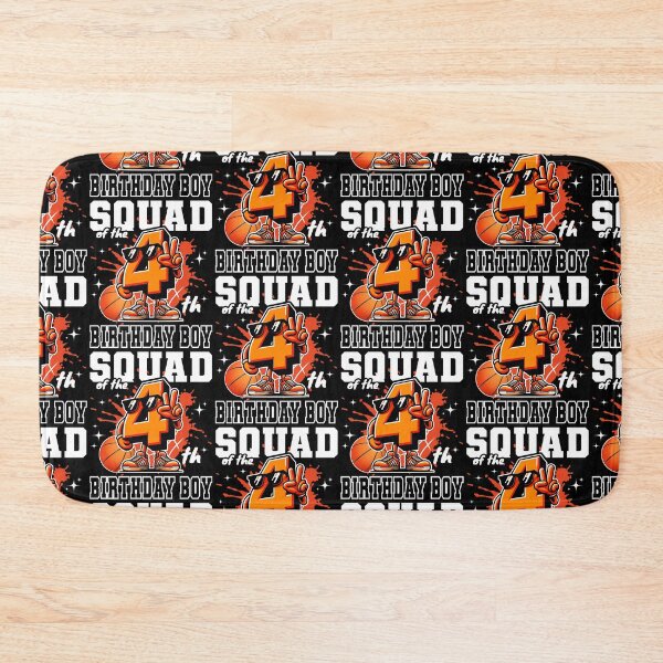 Item preview, Squad Of The Birthday Boy 4th Basketball Family B-day Theme designed and sold by Jungle Hub.