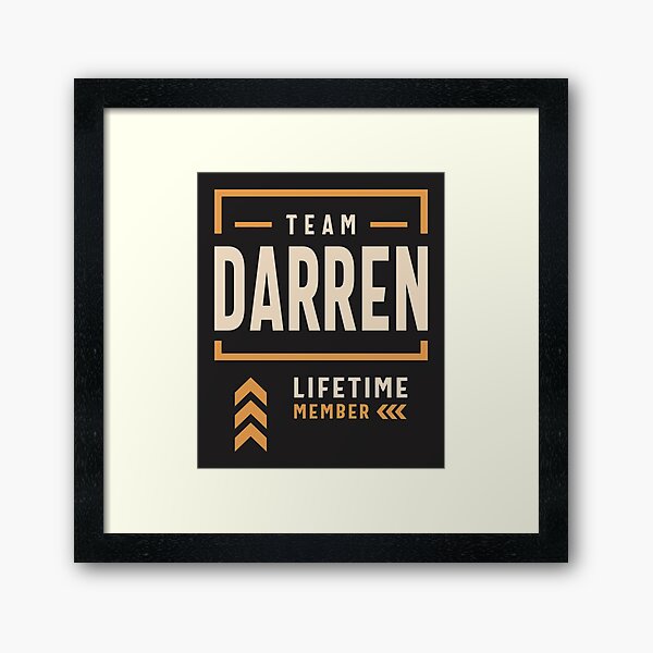 Item preview, Team Darren Lifetime Member Funny Name Darren designed and sold by cidolopez.