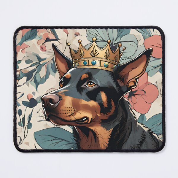 Item preview, Kelpie dog in flowers all pattern designed and sold by GoodyPaws.