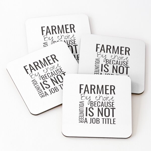 Item preview, Farmer by choice because volunteer is not an official job designed and sold by AdrianShirt.