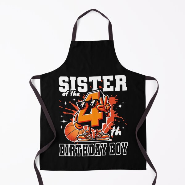 Item preview, Sister Of The Birthday Boy 4th Basketball Family B-day Theme designed and sold by Jungle Hub.