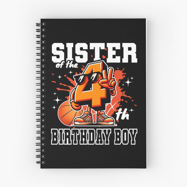 Item preview, Sister Of The Birthday Boy 4th Basketball Family B-day Theme designed and sold by Jungle Hub.