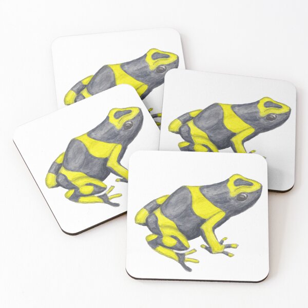Item preview, A Cute Little Yellow Poison Dart Frog designed and sold by alfietreloarart.