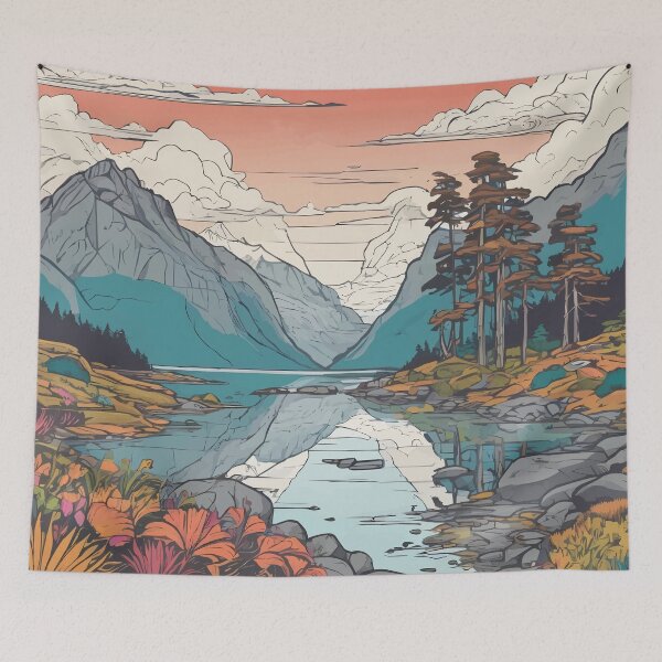 Item preview, Fiordland National Park designed and sold by WildlifeInc.
