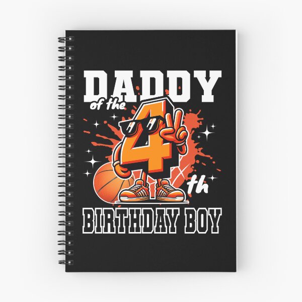 Item preview, Daddy Of Birthday Boy 4th Basketball Family Party B-day Team designed and sold by Jungle Hub.