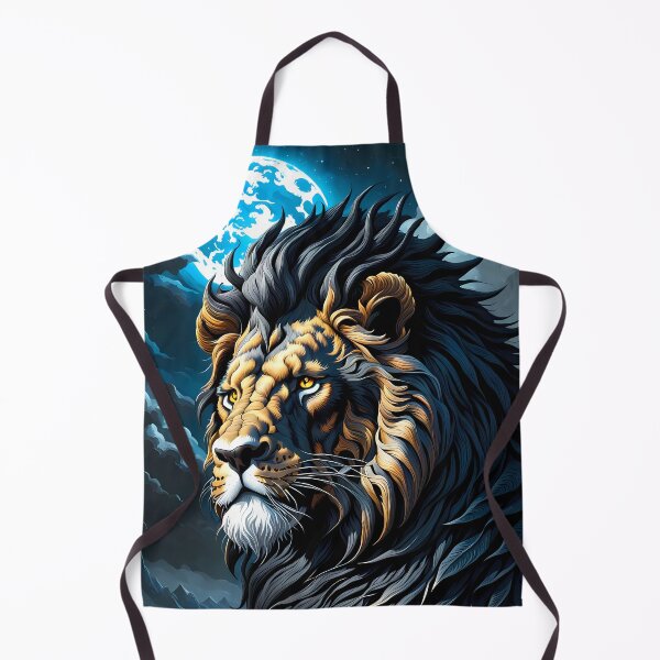 Item preview, Black Dragon Lion Portrait, Ai Generated Art  designed and sold by ACC .