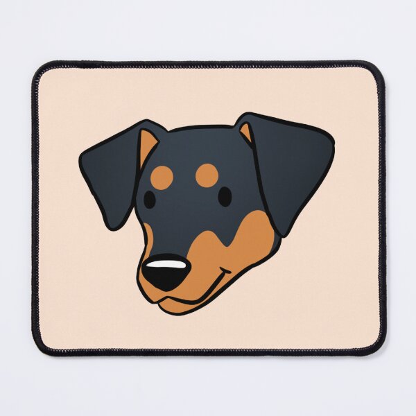 Item preview, German pinscher dog face  designed and sold by Yaragold.