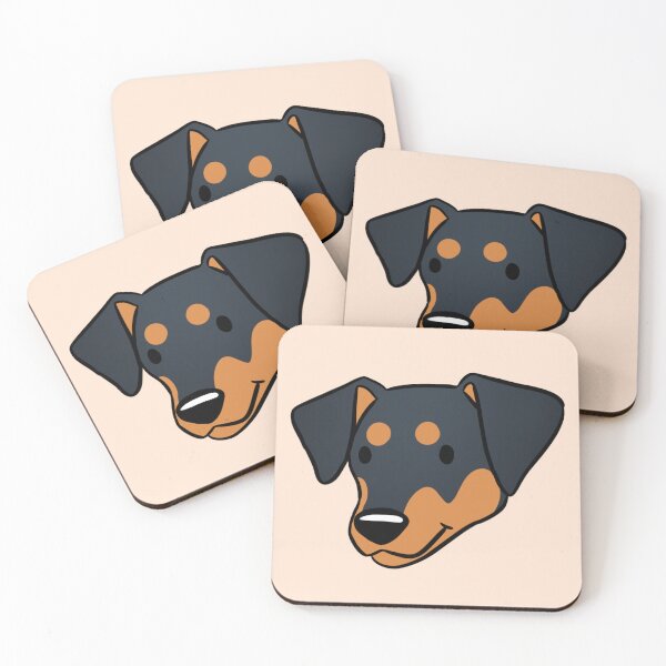 Item preview, German pinscher dog face  designed and sold by Yaragold.