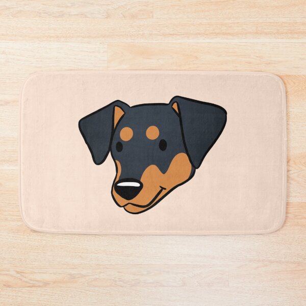 Item preview, German pinscher dog face  designed and sold by Yaragold.