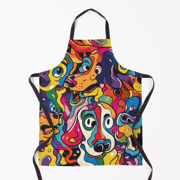 Item preview, Colorful Canine Capers: Dogs in a Whirl of Hues designed and sold by Ipek Morel.